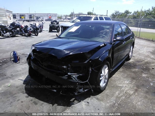 2G1WC5E35G1138934 - 2016 CHEVROLET IMPALA LIMITED LTZ BLACK photo 2