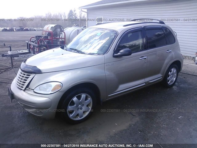 3C4FY58B93T544624 - 2003 CHRYSLER PT CRUISER TOURING GOLD photo 2