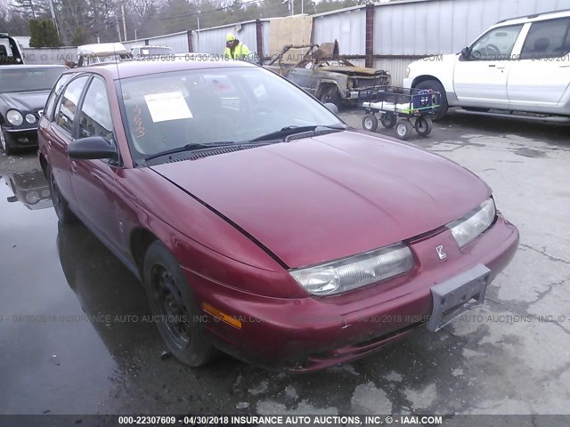 1G8ZK8274VZ193986 - 1997 SATURN SW2 RED photo 1