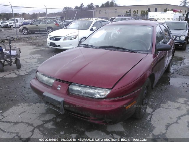1G8ZK8274VZ193986 - 1997 SATURN SW2 RED photo 2