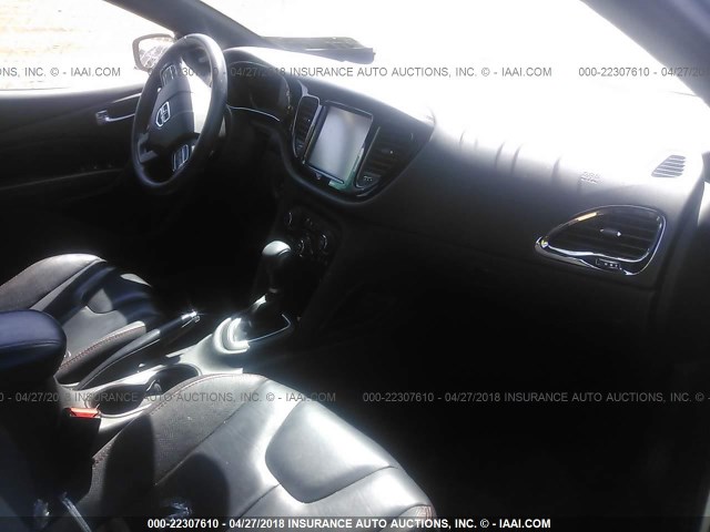 1C3CDFEB3FD224402 - 2015 DODGE DART GT BLACK photo 5