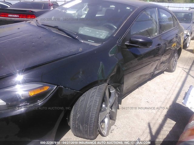 1C3CDFEB3FD224402 - 2015 DODGE DART GT BLACK photo 6