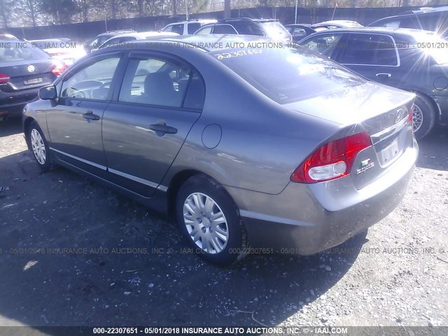 2HGFA1F31BH528693 - 2011 HONDA CIVIC VP GRAY photo 3