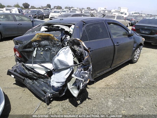 JTDBU4EE7A9113367 - 2010 TOYOTA COROLLA S/LE/XLE GRAY photo 4