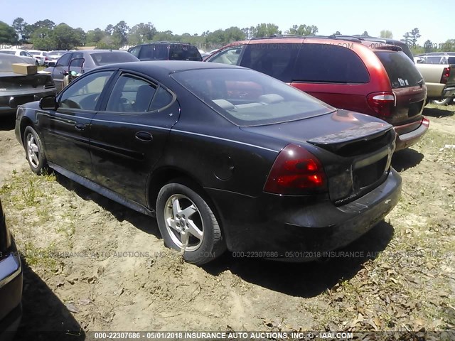 2G2WP522941350517 - 2004 PONTIAC GRAND PRIX GT BLACK photo 3