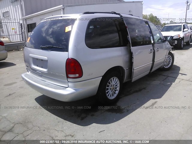 1C4GP54L0YB574285 - 2000 CHRYSLER TOWN & COUNTRY LXI SILVER photo 4