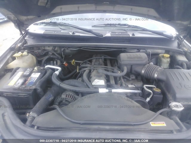 1J4GX48S51C701831 - 2001 JEEP GRAND CHEROKEE LAREDO Pewter photo 10