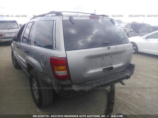 1J4GX48S51C701831 - 2001 JEEP GRAND CHEROKEE LAREDO Pewter photo 3