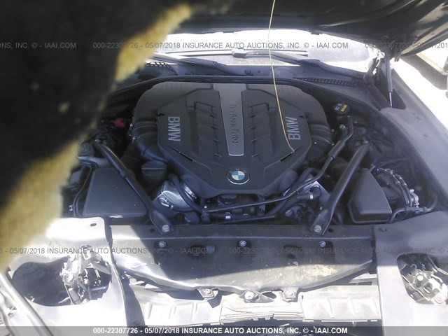 WBA6B2C57FGB99247 - 2015 BMW 650 I/GRAN COUPE BLACK photo 10