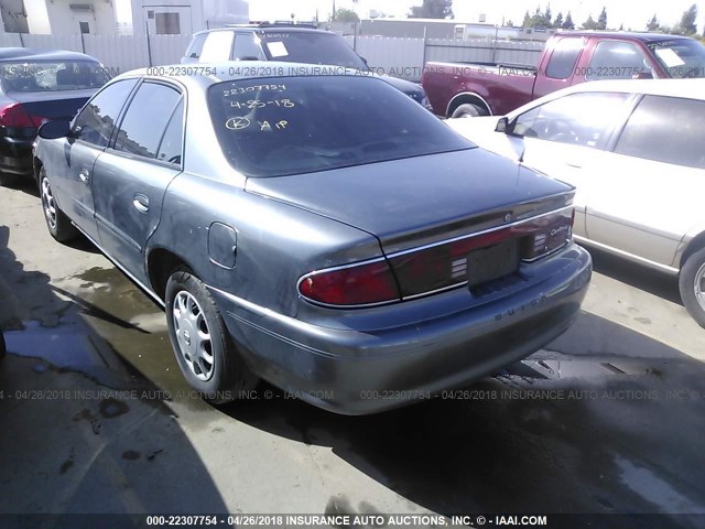 2G4WS52J751104922 - 2005 BUICK CENTURY CUSTOM GRAY photo 3