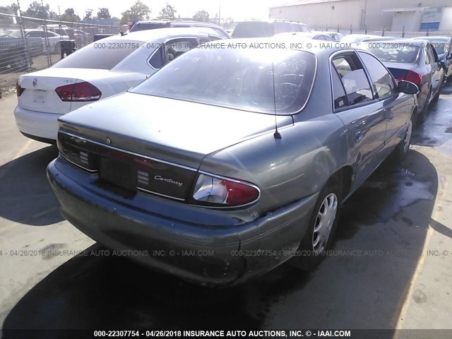 2G4WS52J751104922 - 2005 BUICK CENTURY CUSTOM GRAY photo 4