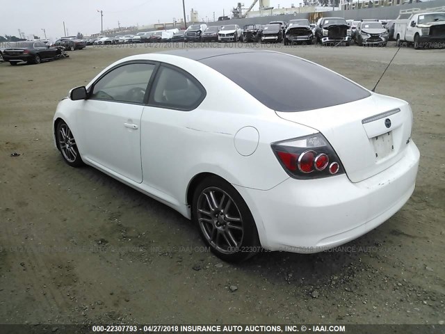 JTKDE167080262859 - 2008 TOYOTA SCION TC WHITE photo 3