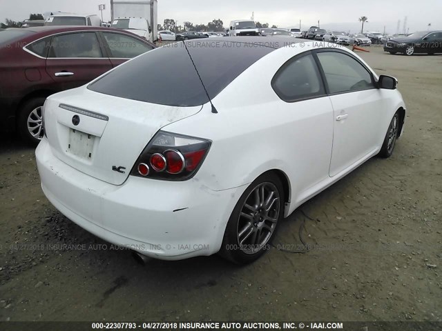 JTKDE167080262859 - 2008 TOYOTA SCION TC 白色 照片 4