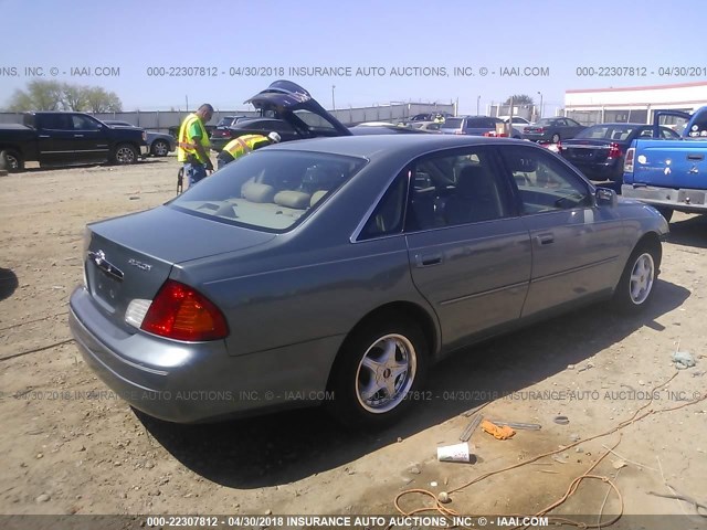 4T1BF28B32U236013 - 2002 TOYOTA AVALON XL/XLS SILVER photo 4