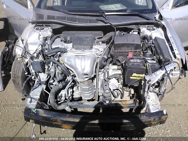 4T1BF1FK9CU134312 - 2012 TOYOTA CAMRY SE/LE/XLE SILVER photo 10
