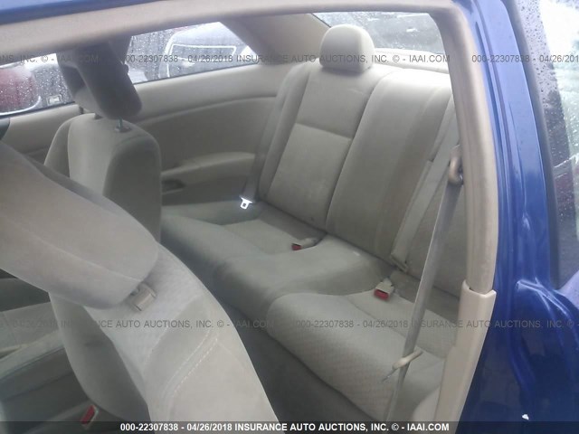 1HGEM22325L029195 - 2005 HONDA CIVIC DX VP 蓝色 照片 8