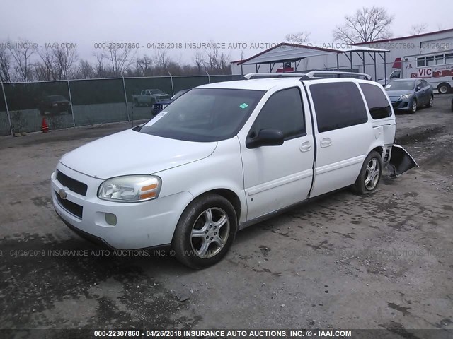 1GNDV33LX6D142553 - 2006 CHEVROLET UPLANDER LT WHITE photo 2