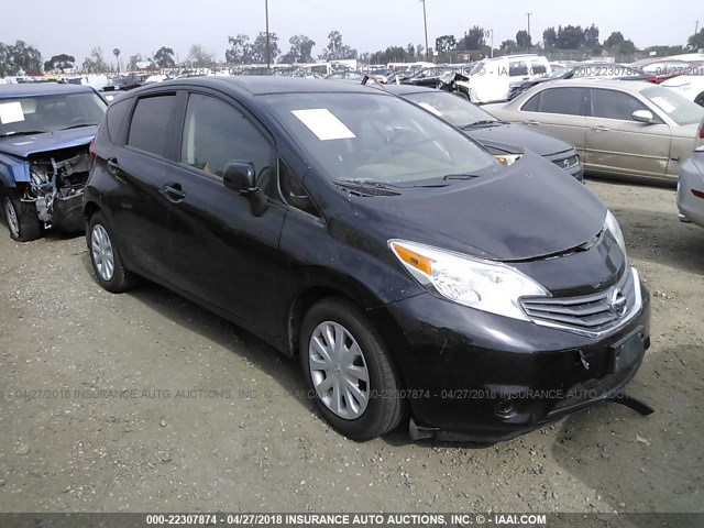3N1CE2CP8EL427023 - 2014 NISSAN VERSA NOTE S/S PLUS/SV/SL BLACK photo 1