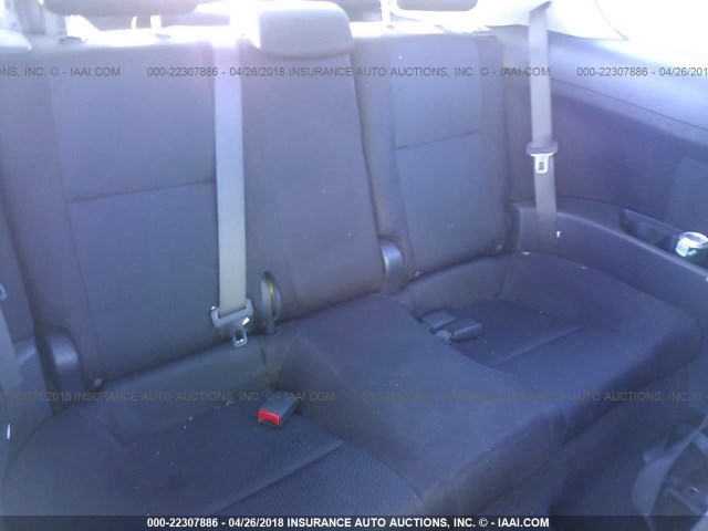 JTKDE167X90293554 - 2009 TOYOTA SCION TC 黑色 照片 8