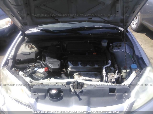 2HGES16345H598153 - 2005 HONDA CIVIC DX VP 银色 照片 10