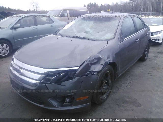 3FAHP0HA8BR277242 - 2011 FORD FUSION SE GRAY photo 6