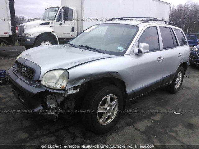 KM8SC73D32U300274 - 2002 HYUNDAI SANTA FE GLS/LX SILVER photo 6