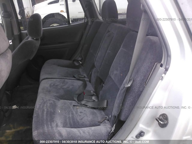 KM8SC73D32U300274 - 2002 HYUNDAI SANTA FE GLS/LX SILVER photo 8