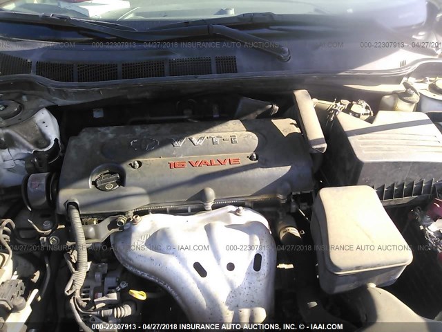 4T1BE46K69U836360 - 2009 TOYOTA CAMRY SE/LE/XLE WHITE photo 10