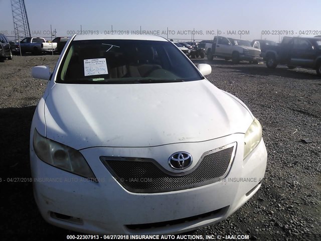 4T1BE46K69U836360 - 2009 TOYOTA CAMRY SE/LE/XLE WHITE photo 6