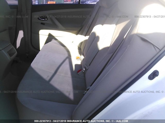 4T1BE46K69U836360 - 2009 TOYOTA CAMRY SE/LE/XLE WHITE photo 8
