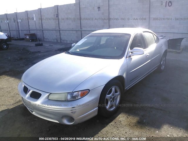 1G2WK52J32F112013 - 2002 PONTIAC GRAND PRIX SE GRAY photo 2