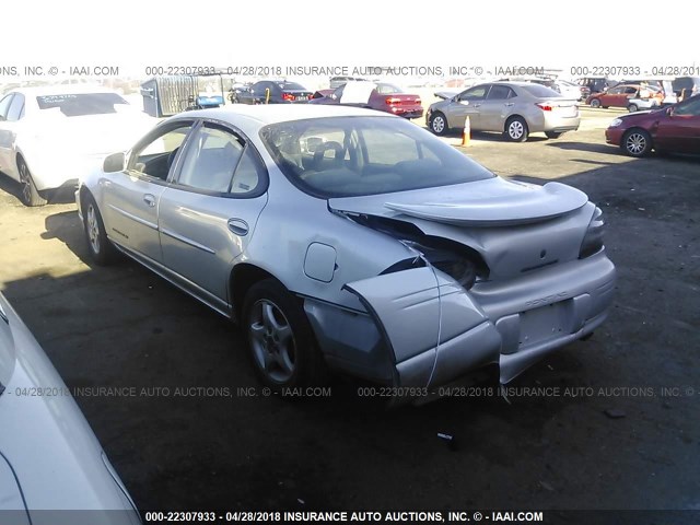 1G2WK52J32F112013 - 2002 PONTIAC GRAND PRIX SE GRAY photo 3