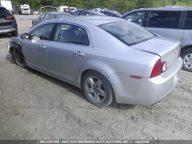 1G1ZG57B19F143629 - 2009 CHEVROLET MALIBU LS 银色 照片 3