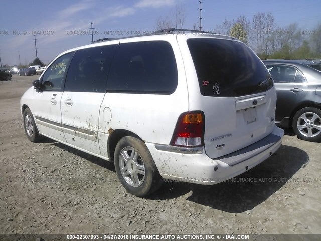 2FMDA52423BA48027 - 2003 FORD WINDSTAR SE WHITE photo 3