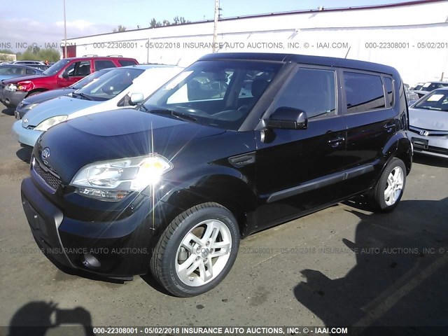 KNDJT2A25B7196440 - 2011 KIA SOUL +/!/SPORT BLACK photo 2