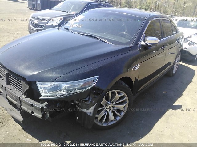 1FAHP2F84DG103867 - 2013 FORD TAURUS LIMITED BLACK photo 2