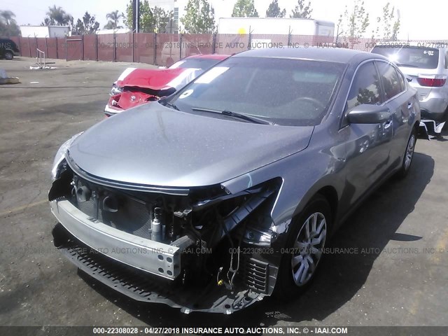 1N4AL3APXFC421102 - 2015 NISSAN ALTIMA 2.5/S/SV/SL GRAY photo 2