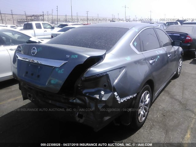 1N4AL3APXFC421102 - 2015 NISSAN ALTIMA 2.5/S/SV/SL GRAY photo 4