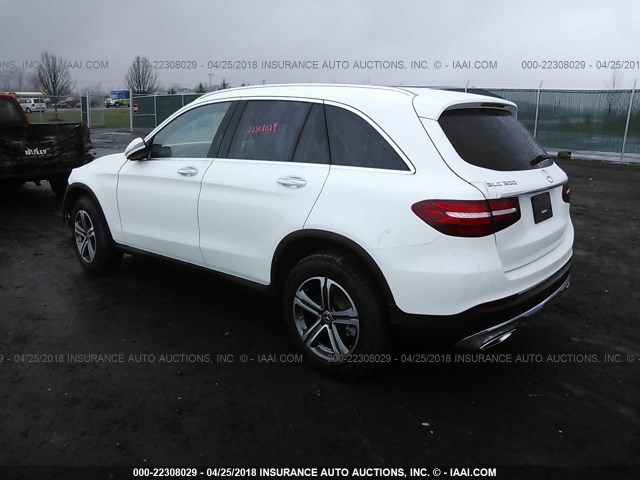 WDC0G4KB7JV082888 - 2018 MERCEDES-BENZ GLC 300 4MATIC WHITE photo 3