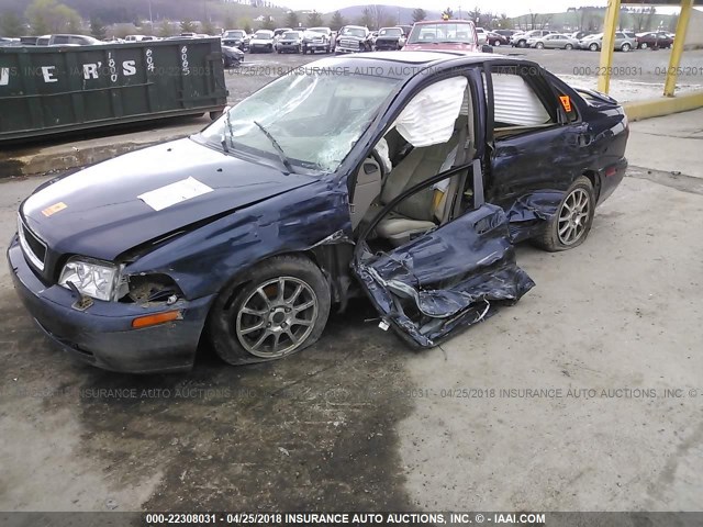 YV1VS27583F001325 - 2003 VOLVO S40 1.9T BLUE photo 2