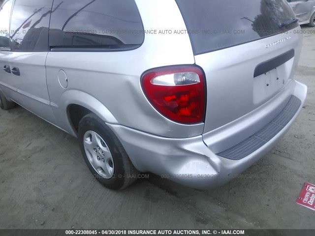 1B4GP24311B183146 - 2001 DODGE GRAND CARAVAN SE GRAY photo 6