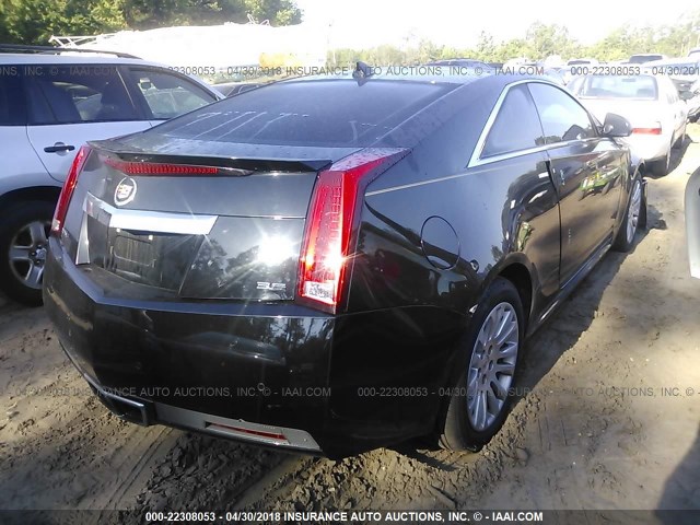 1G6DJ1ED9B0141896 - 2011 CADILLAC CTS PERFORMANCE COLLECTION BLACK photo 4