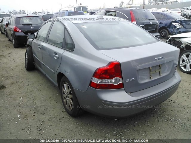 YV1MS682162170833 - 2006 VOLVO S40 T5 GRAY photo 3