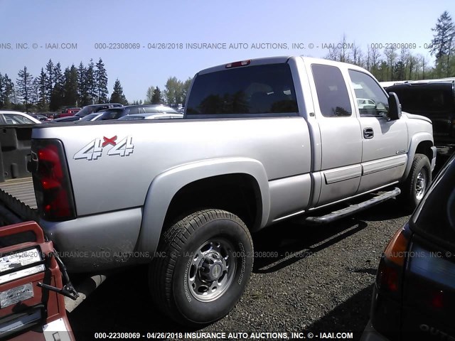 1GCHK29U17E186918 - 2007 CHEVROLET SILVERADO K2500 HEAVY DUTY SILVER photo 4