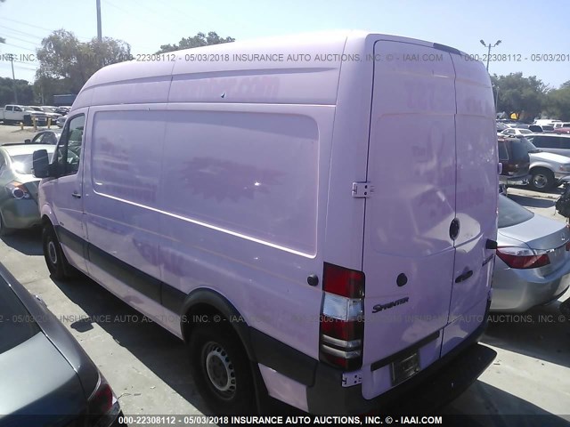 WD3PE7CC2C5640811 - 2012 MERCEDES-BENZ SPRINTER 2500 PINK photo 3