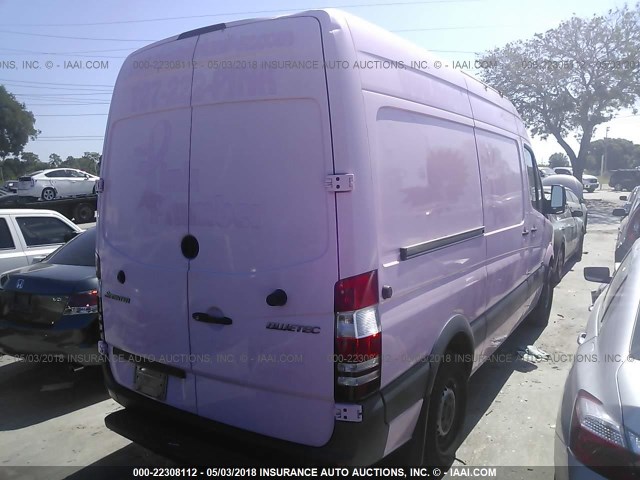 WD3PE7CC2C5640811 - 2012 MERCEDES-BENZ SPRINTER 2500 PINK photo 4