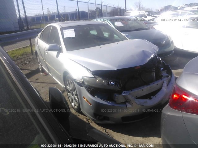 1YVHP84D065M45368 - 2006 MAZDA 6 S SILVER photo 1