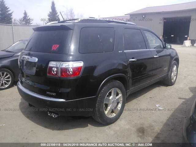 1GKEV23708J228375 - 2008 GMC ACADIA SLT-1 Schwarz Foto 4