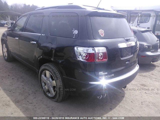 1GKEV23708J228375 - 2008 GMC ACADIA SLT-1 BLACK photo 6