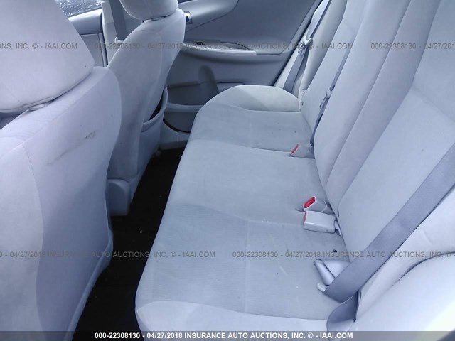 5YFBU4EE8CP049997 - 2012 TOYOTA COROLLA S/LE GRAY photo 8